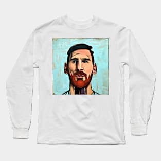 cartoon Messi Long Sleeve T-Shirt